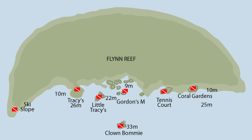 Flynn Reef Map