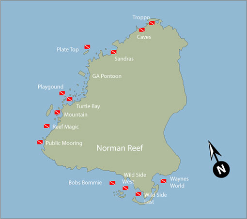 Norman Reef Map