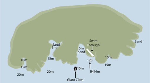 Pellowe Reef Map