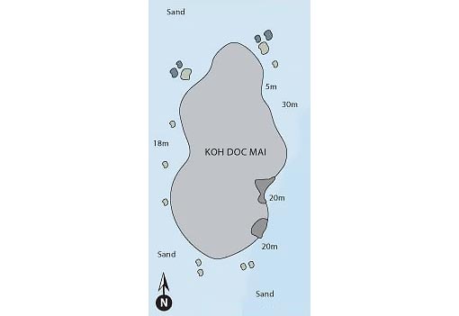 Koh Doc Mai Map